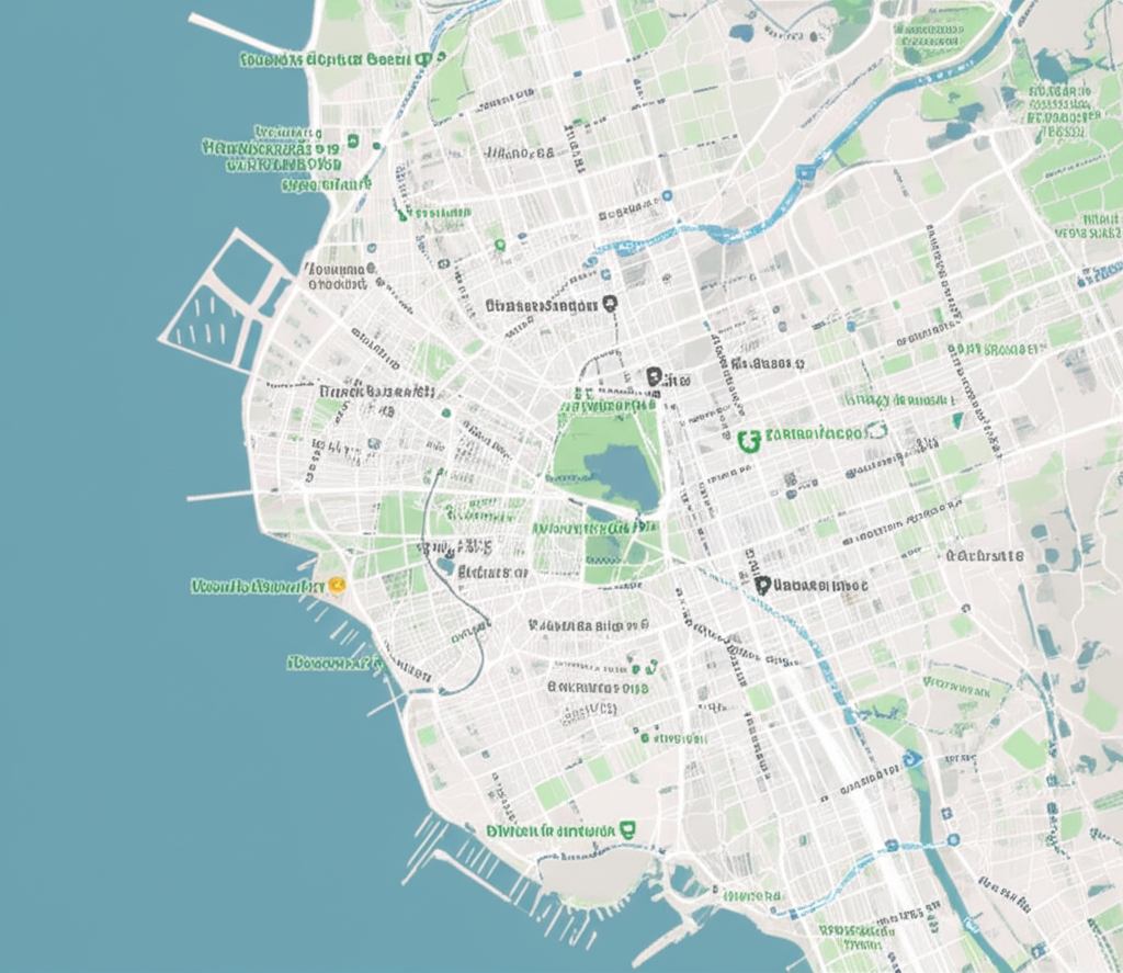 Mapa da localização